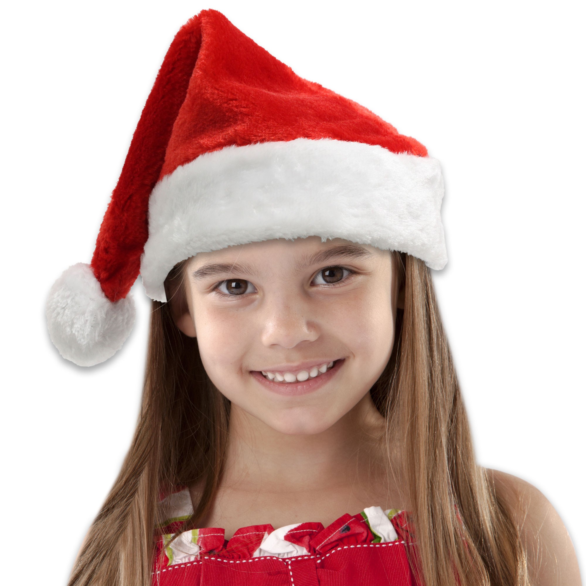 Children's Plush Santa Hat - Christmas - Holidays & Events