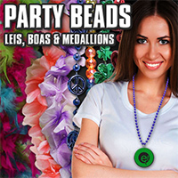 Party Beads, Medallions, Leis and Boas