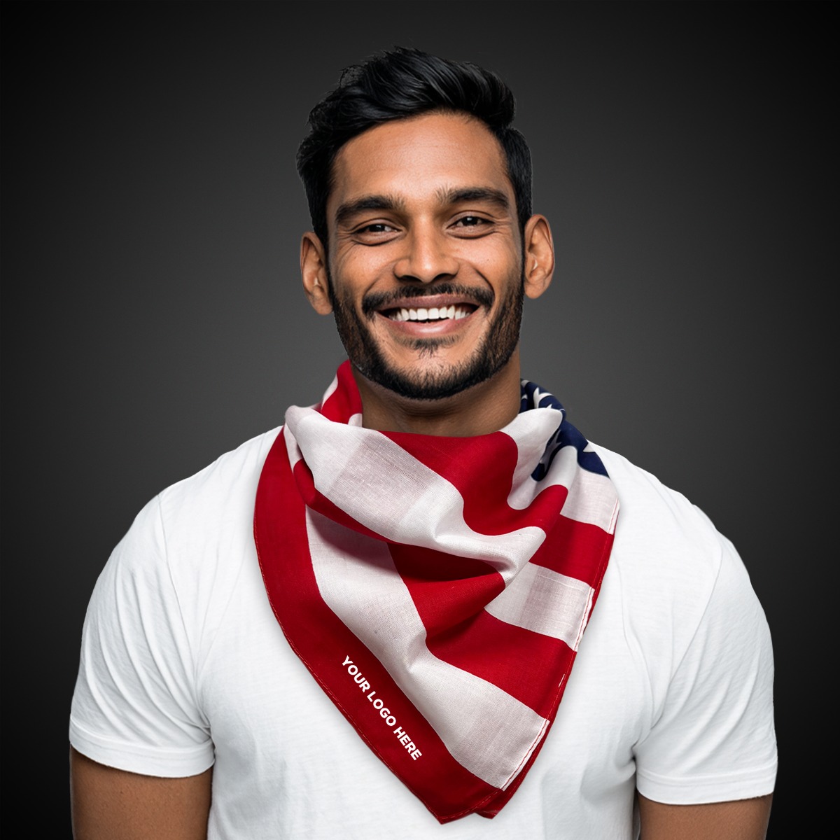 22" x 22" US Flag Bandana