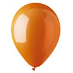 Orange Crystal Latex Balloons - 12 Inch, 100 Pack