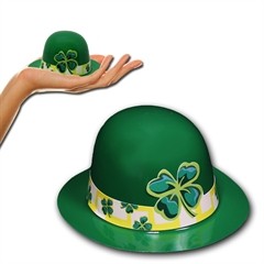 Mini Green Shamrock Derby Hat 