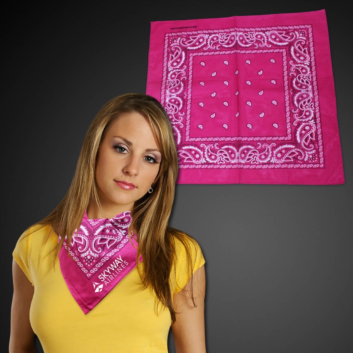 22" x 22" Cotton Bandanas