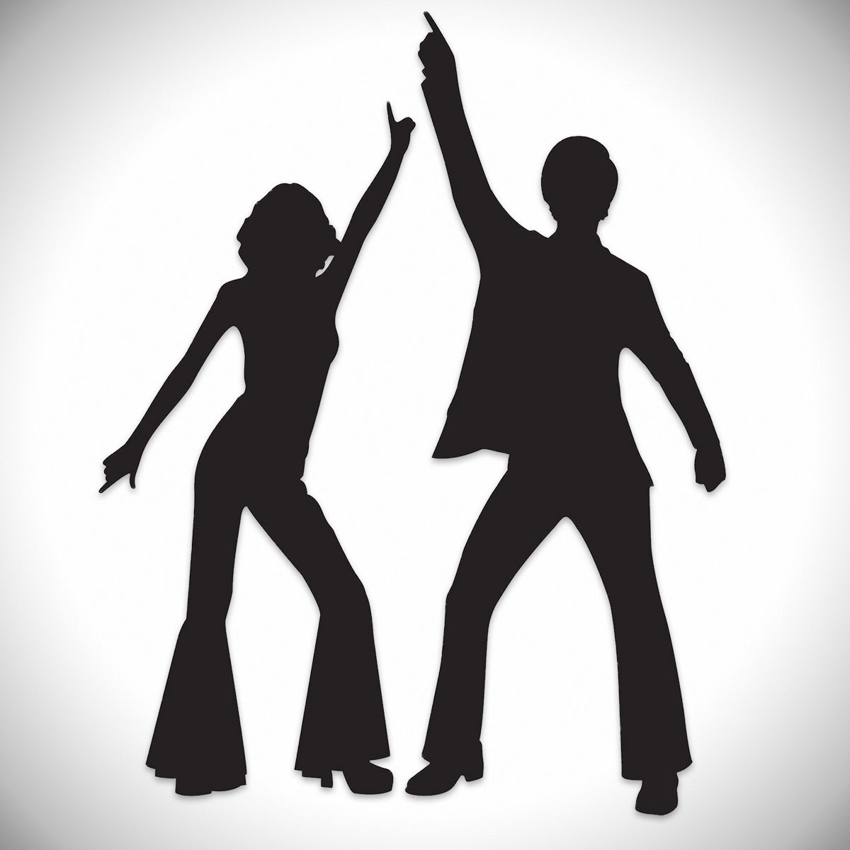 Disco Dancer Silhouette Cutouts 70s Decades Holidays And Events