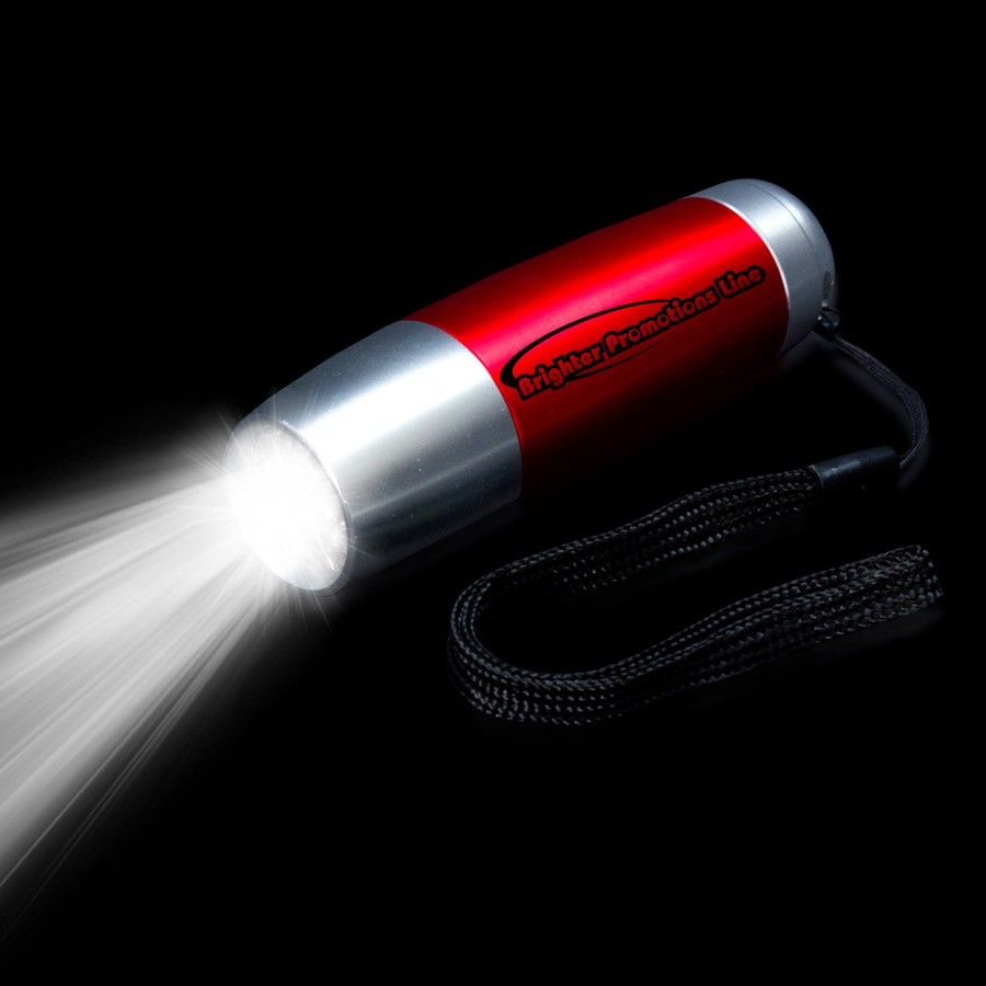 Red Metallic Taper Flashlights - Clearance 