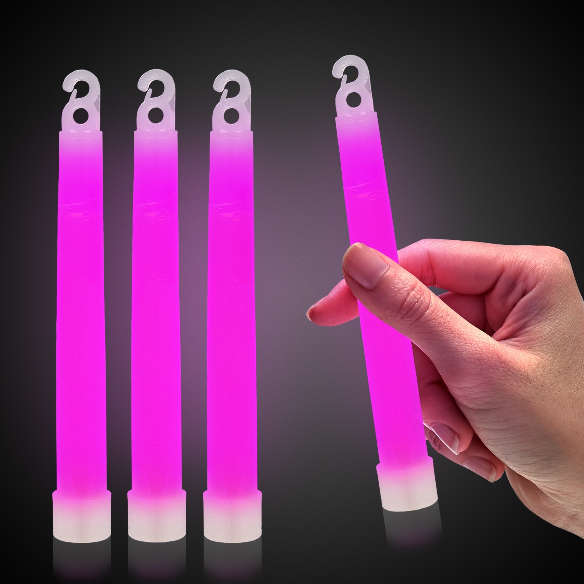 Premium Glow Sticks 6 Variety Of Colors Glow And Light Up