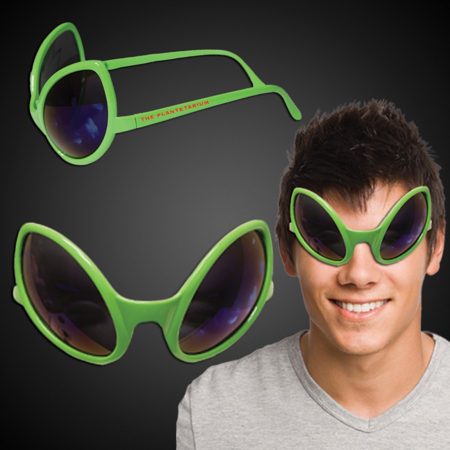 Green Alien Sunglasses 