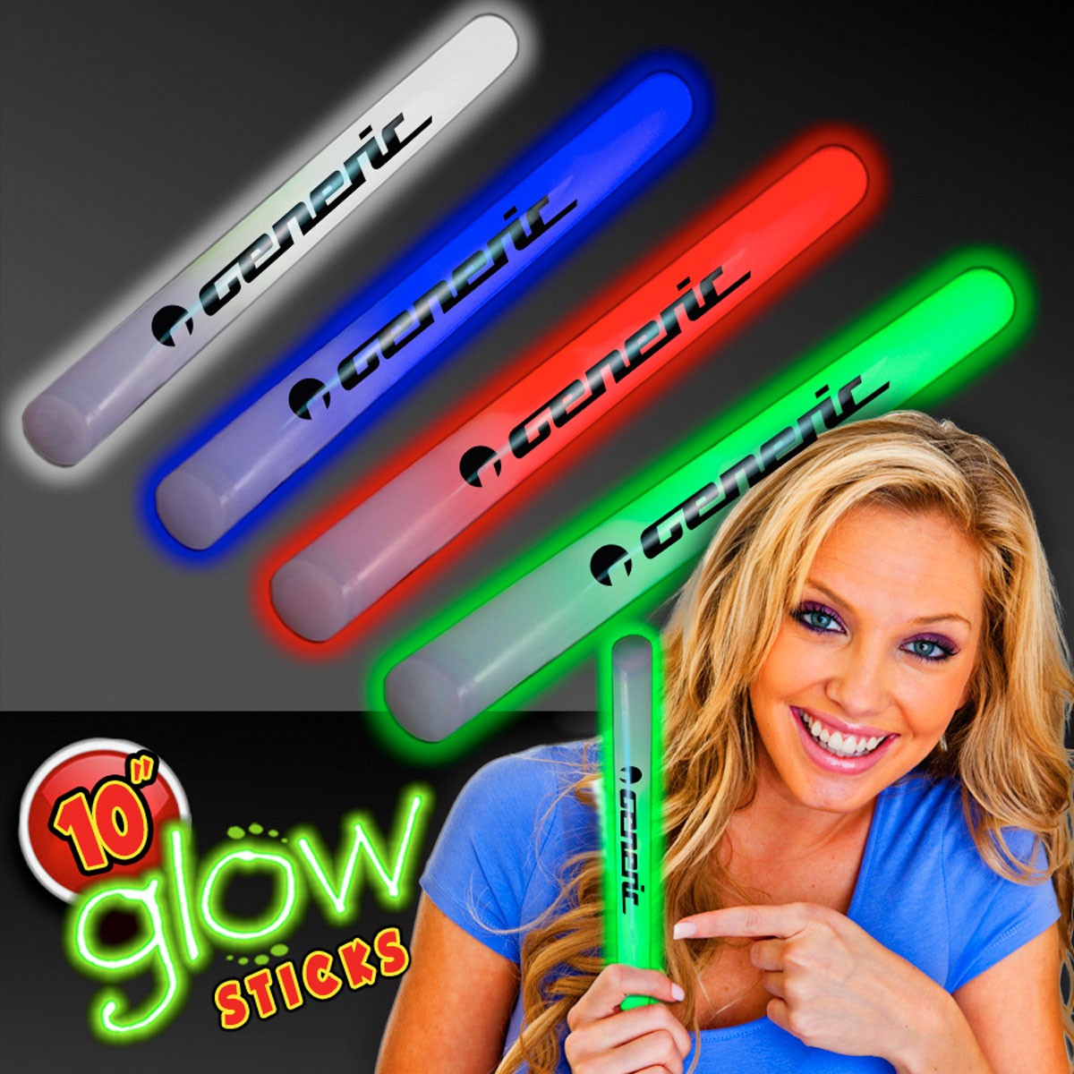 10" Glow Sticks 