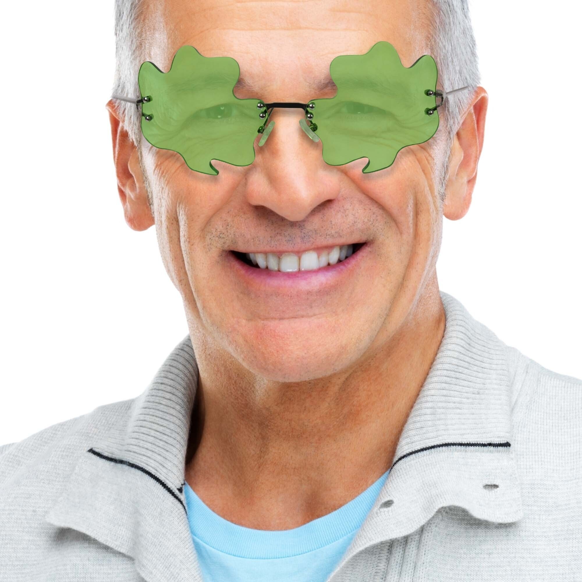 Green Clover Sunglasses