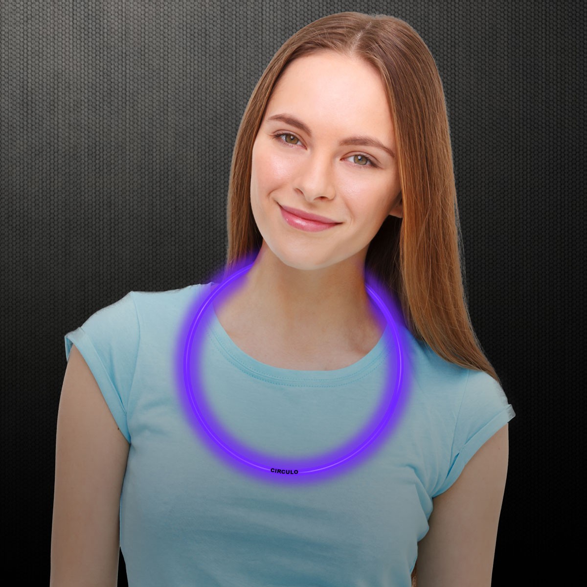 Purple Glow Necklaces 