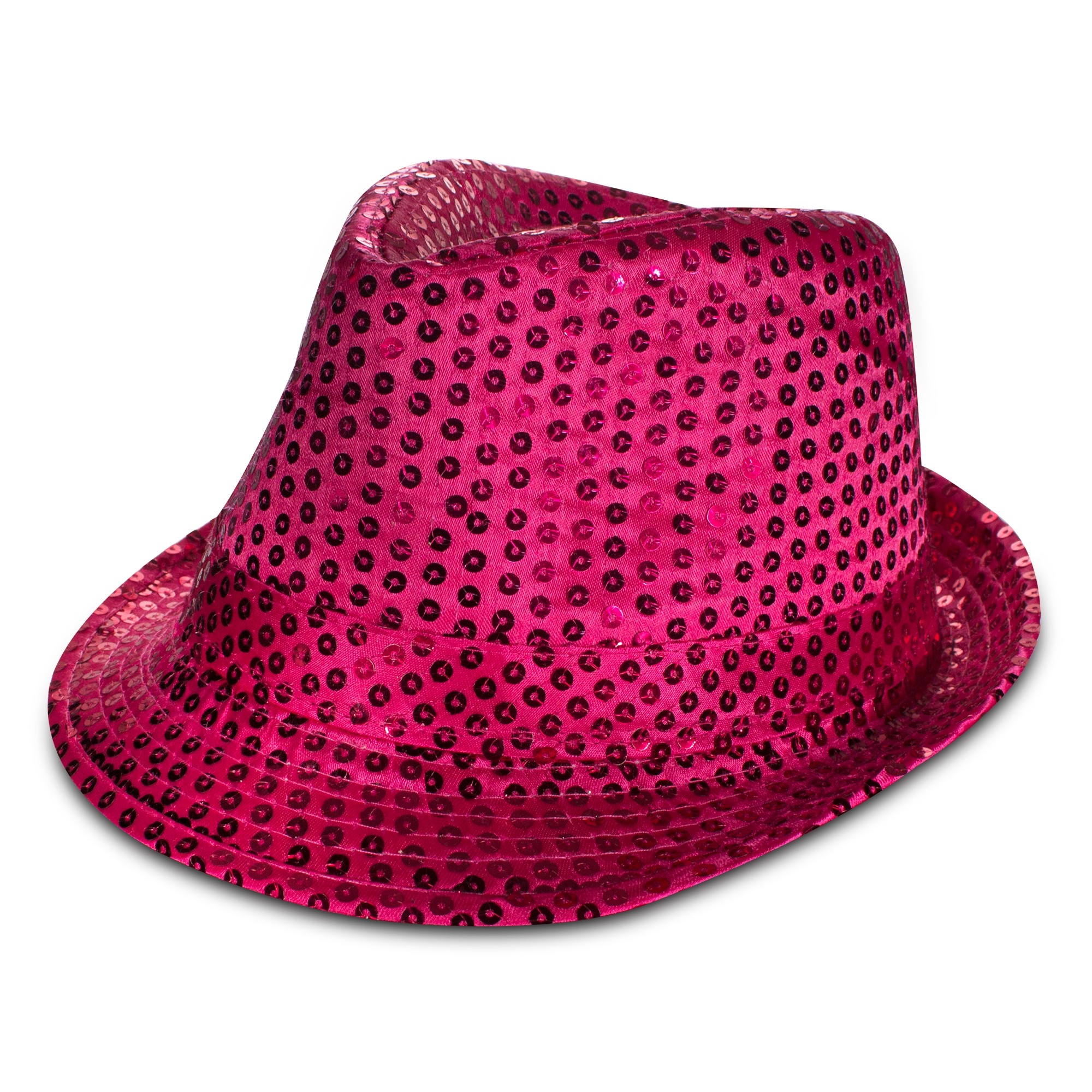Sequin Fedora Hats (Imprinted Hat Bands Available)