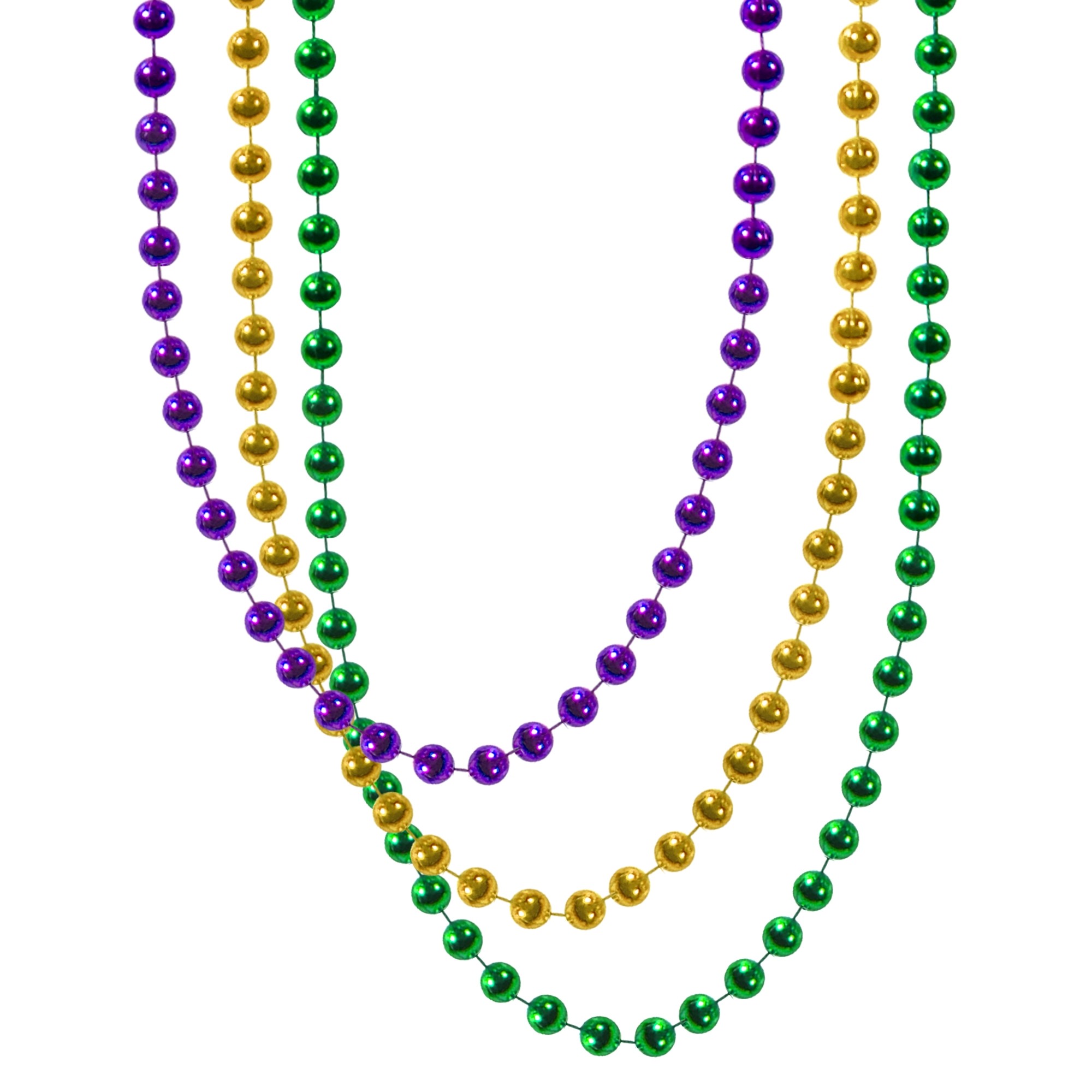 Mardi Gras Beads - Variety of Colors Available