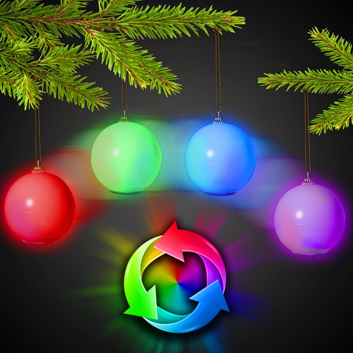 LED Christmas Ornament  Light Up Novelties