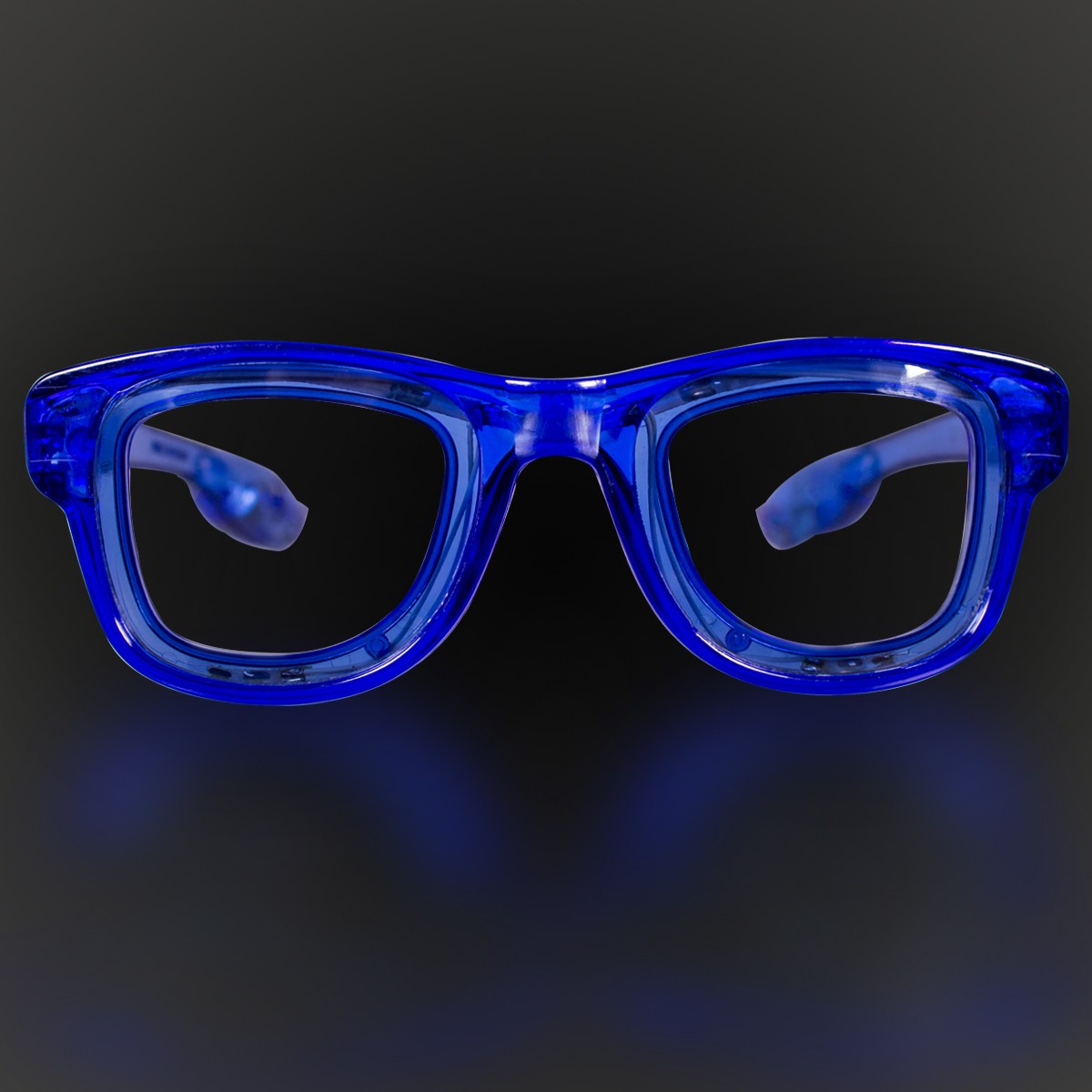 Blue Led Classic Retro Sunglasses With Sound Option Blue Shop By Color
