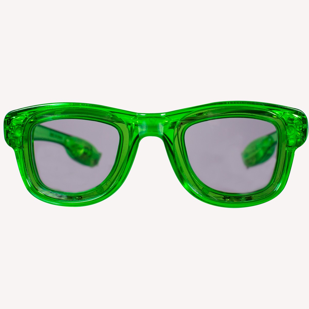 Green LED Classic Retro Sunglasses with Sound Option