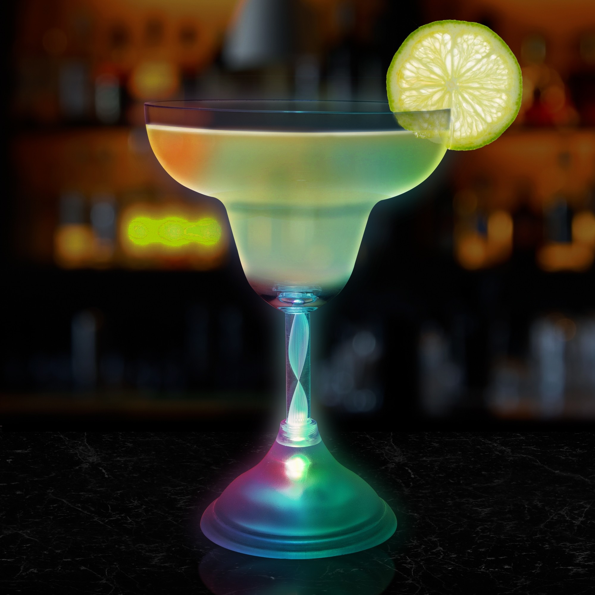 Light Up 10 1 2 Ounce Margarita Glass Bar Supplies Drinkware