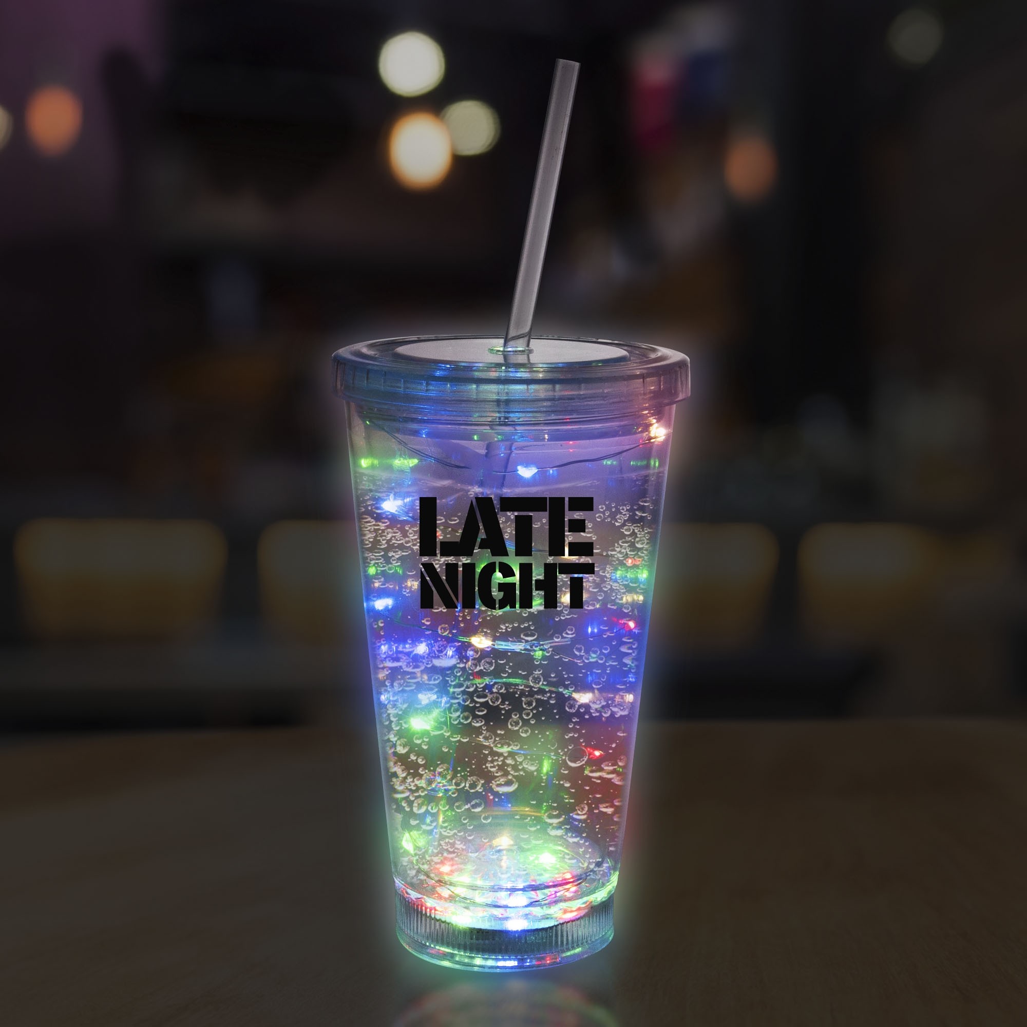 Multicolor String Light 16oz LED Cup