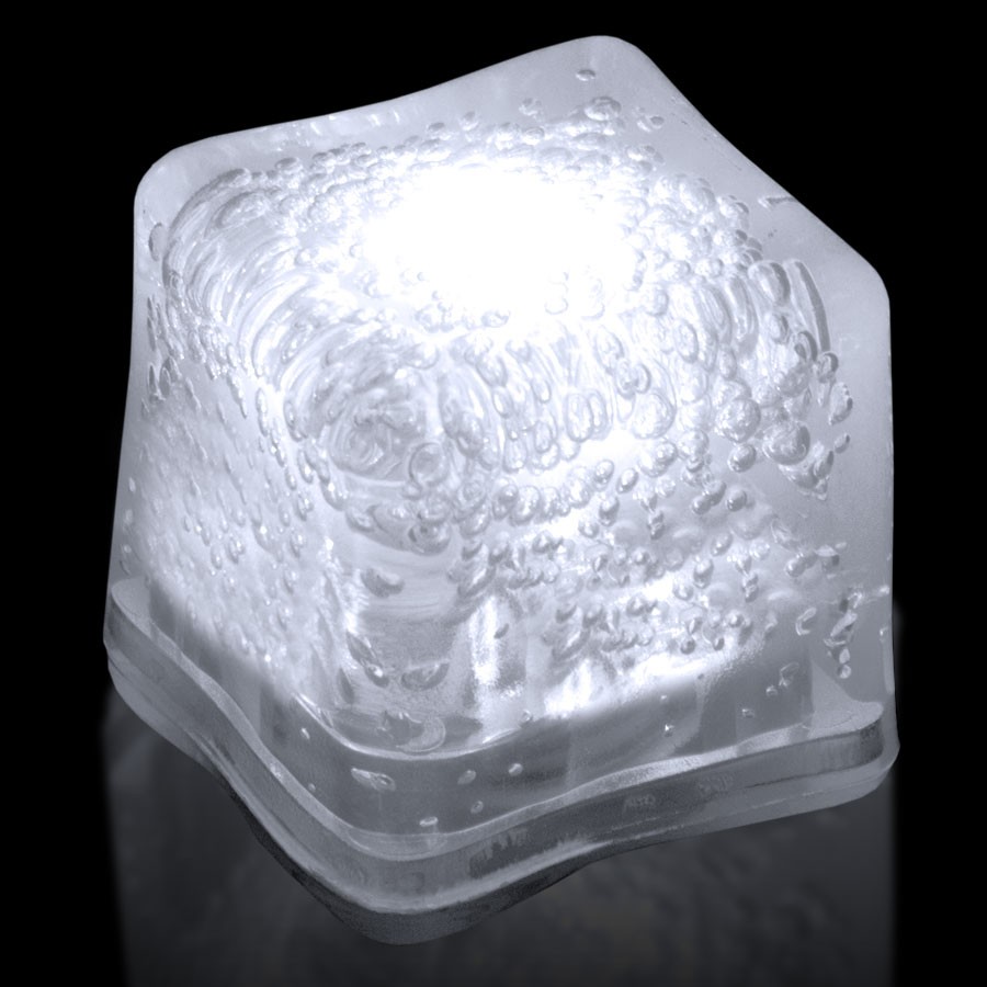 Blank WHITE Lited Ice Cubes 