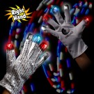 Patriotic LED Rock Star Glove (Right Hand)