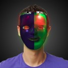 Mardi Gras LED Double Face Mask