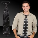 Black LED Necktie - 19 Inch