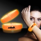 Orange Deluxe Triple Wide 9 Inch Glow Bracelet 