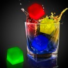 1" Assorted Colors Glowing Ice Cubes 