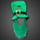 St. Patrick's Top Hat with Green Beard 