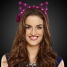 Pink LED Cat Ear Headband