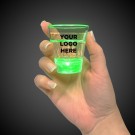 Light Up Green Shot Glass