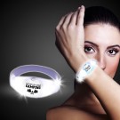 White LED Stretchy Bangle Bracelets 