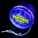 2" Clear with Blue LED Yoyo