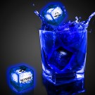 Blue Imprinted Liquid Activated Light Up Ice Cubes