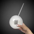 20oz Tumbler Ball Cup with Straw