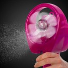 Pink Water Spray Fan