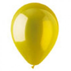 Yellow Crystal Latex Balloons - 12 Inch, 100 Pack