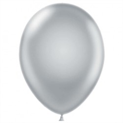 Silver Latex Balloons 