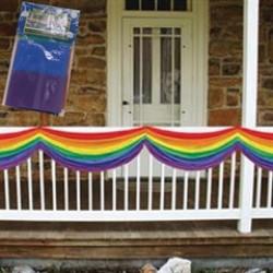 Rainbow Fabric Bunting 