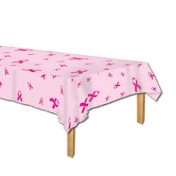 Pink Ribbon Table Cover 