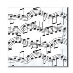 Musical Notes Lunch Napkins
