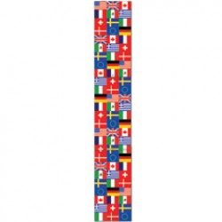 International Flag  Cut Out