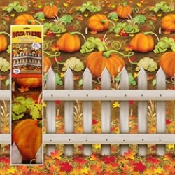 Pumpkin Patch Scene Setter Roll Decorations Halloween