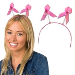 Pink Ribbon  Head Boppers 