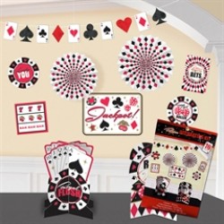 Casino Room  Decorating Kit 