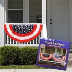 Stars and Stripes Patriotic Bunting - 4 Foot