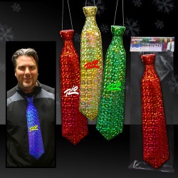 Prismatic Plastic Neckties - Variety of Colors 
