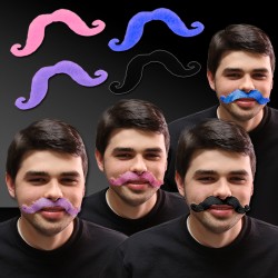 Colorful Handlebar Mustaches 