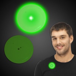 Flashing Green Circle LED Blinkies 