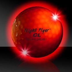 Red Night Flyer Golf Ball 