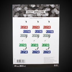 2023 Multi Color Metallic 24'' Danglers 