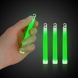 Green 4" Premium Glow Sticks